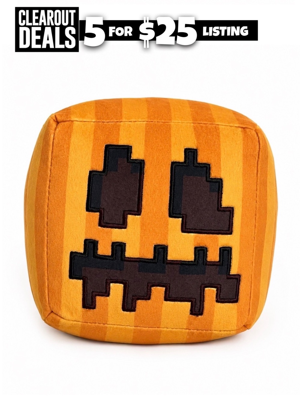Minecraft Halloween Plush